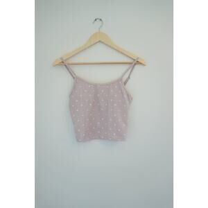Kortni Jeane Tan Bathing Suit Top Size Small